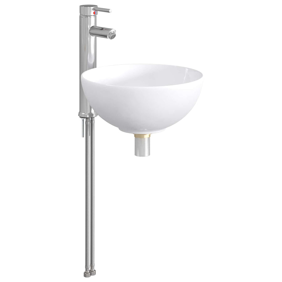 Badkamer Waskom Chroom 32 x 32 x 13 cm Metaal