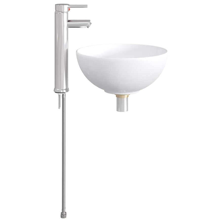 Badkamer Waskom Chroom 32 x 32 x 13 cm Metaal