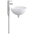 Waskom badkamer 35,5x35,5x14,5 cm chroom metaal