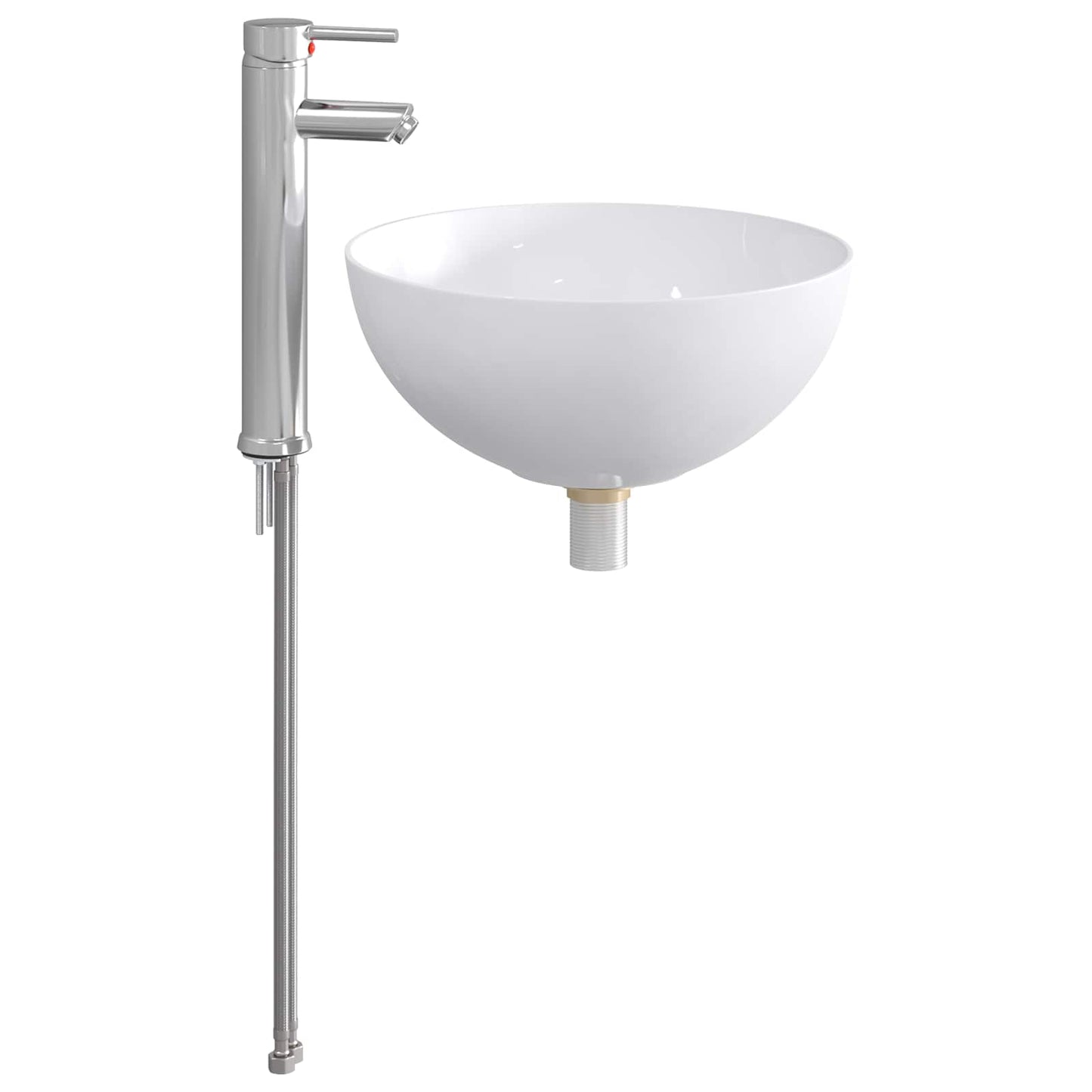 Badkamer Waskom Chroom 35,5 x 35,5 x 14,5 cm Metaal