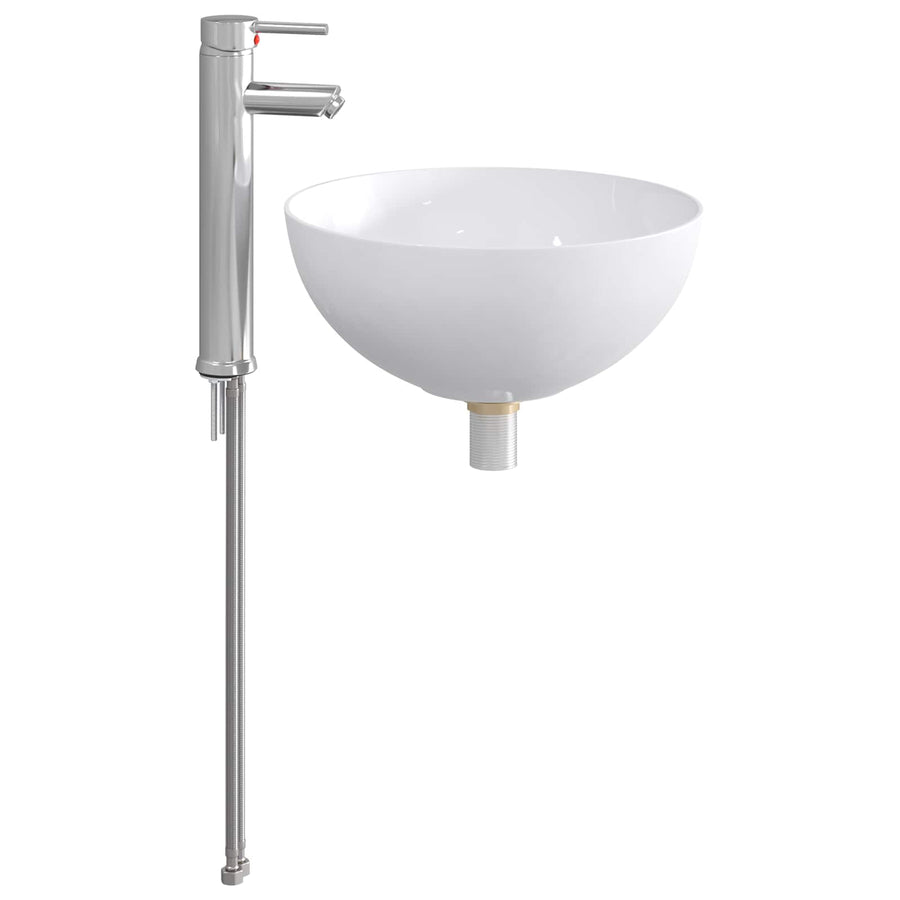 Badkamer Waskom Chroom 35,5 x 35,5 x 14,5 cm Metaal