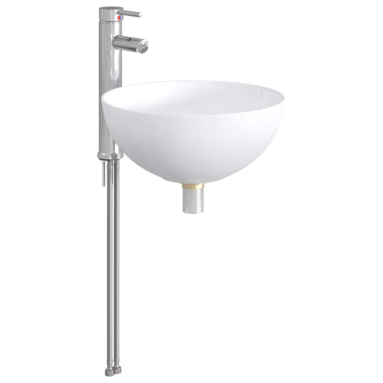 Badkamer Waskom Chroom 35,5 x 35,5 x 14,5 cm Metaal