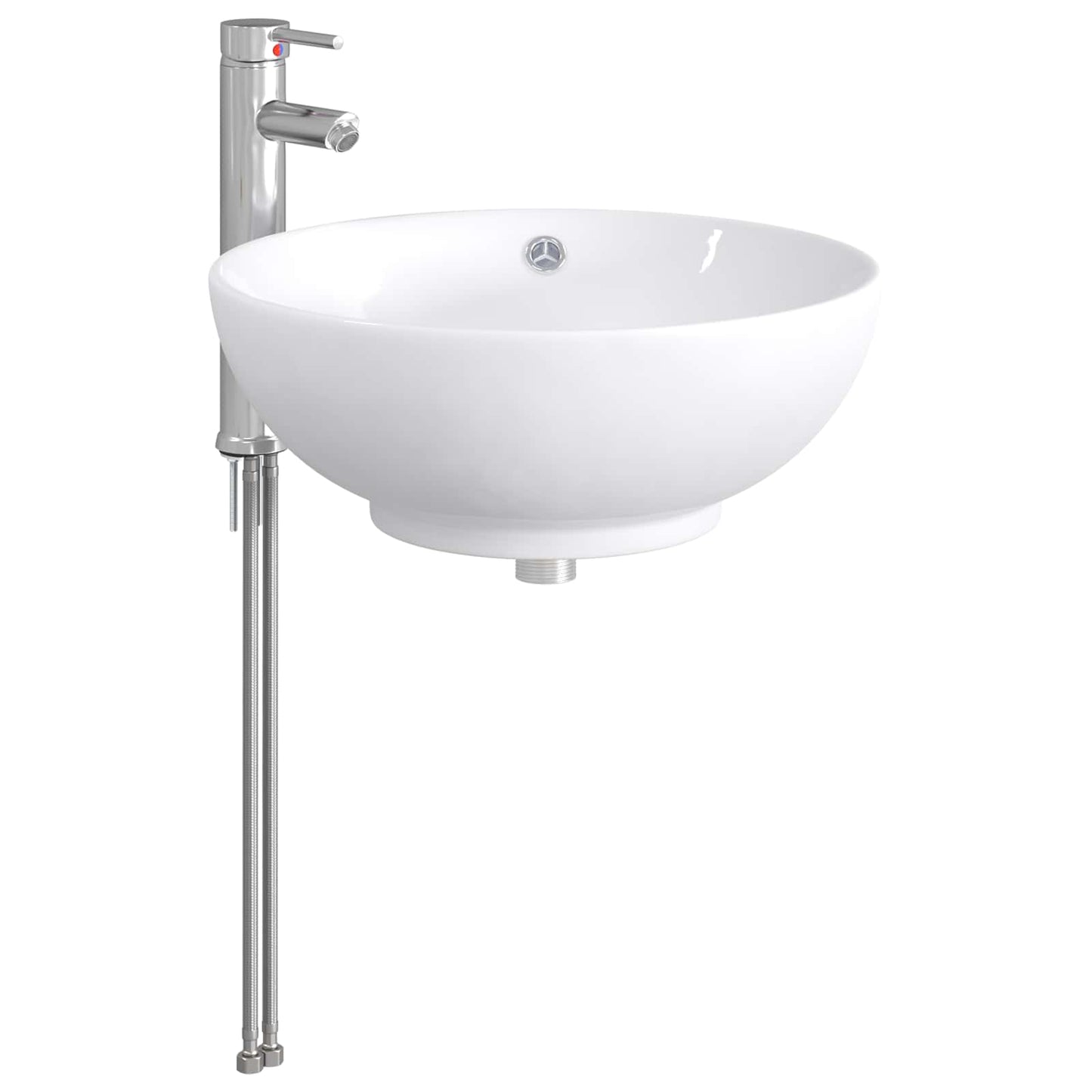 Badkamer Waskom Chroom 44 x 44 x 16 cm Metaal
