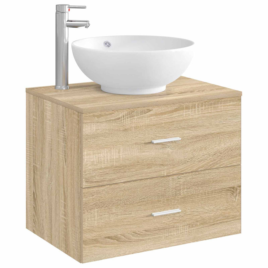 Badkamer Waskom Chroom 44 x 44 x 16 cm Metaal