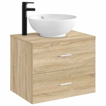 Badkamer Waskom Mat Zwart 44 x 44 x 16 cm Metaal