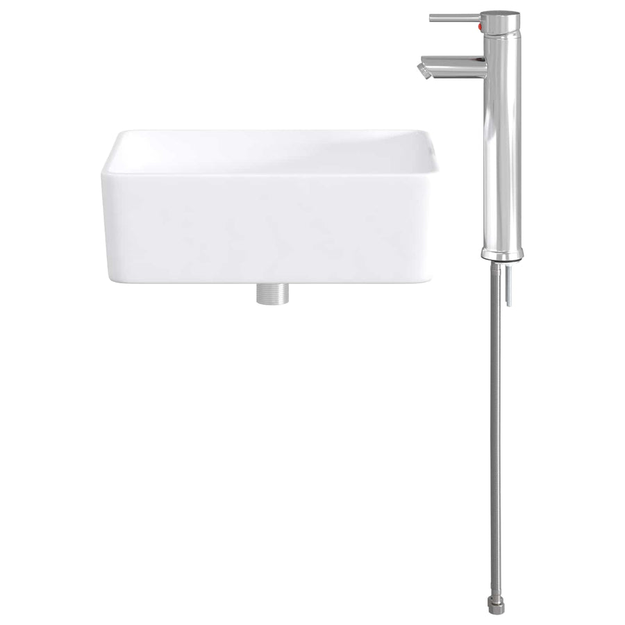 Badkamer Waskom Chroom 40,5 x 30,5 x 13 cm Metaal