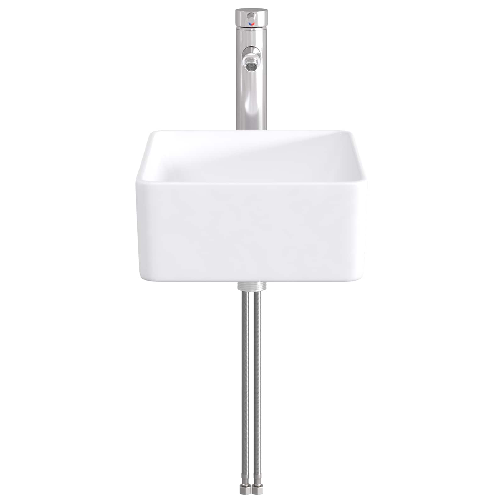 Badkamer Waskom Chroom 40,5 x 30,5 x 13 cm Metaal