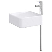 Waskom chroom metaal 36,5x36,5x13 cm