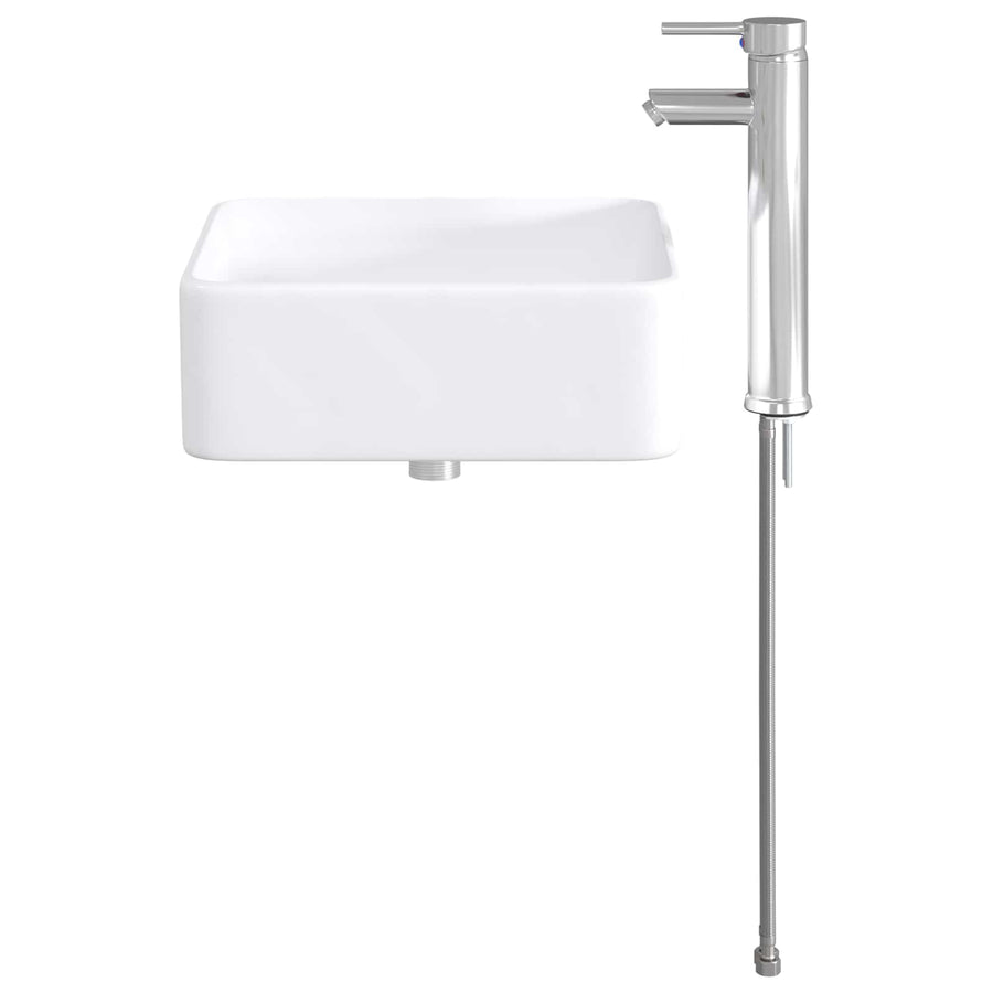 Badkamer Waskom Chroom 36,5 x 36,5 x 13 cm Metaal