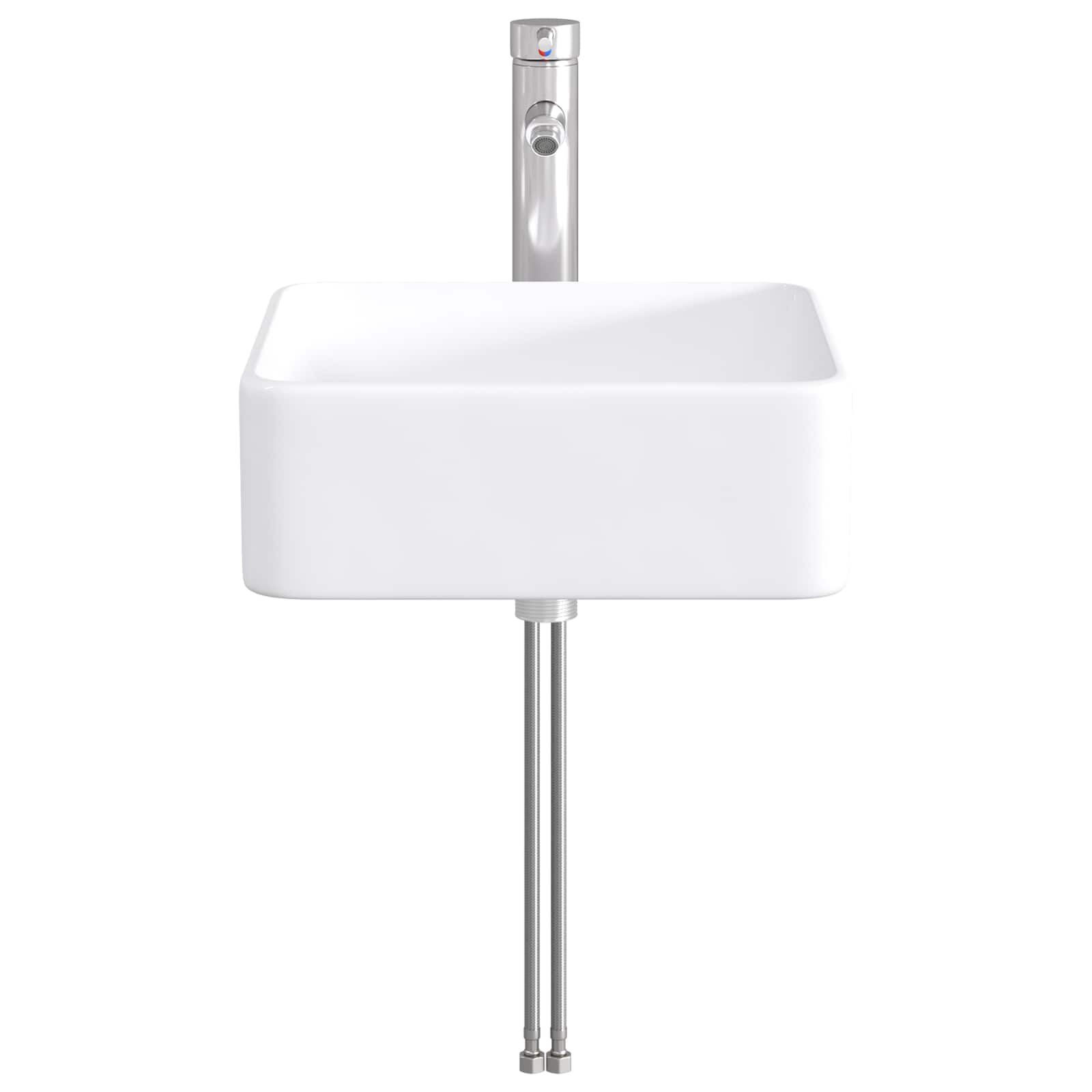 Badkamer Waskom Chroom 36,5 x 36,5 x 13 cm Metaal