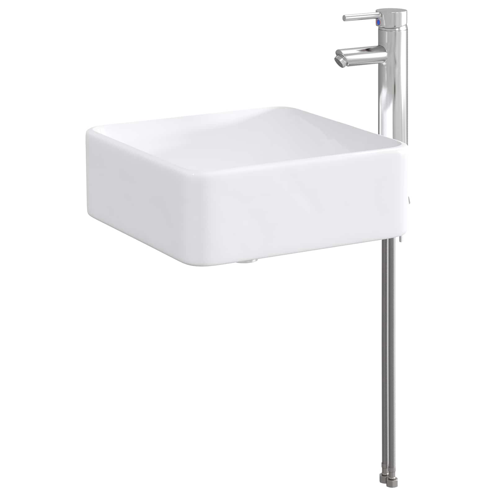 Badkamer Waskom Chroom 49 x 37 x 14 cm Metaal