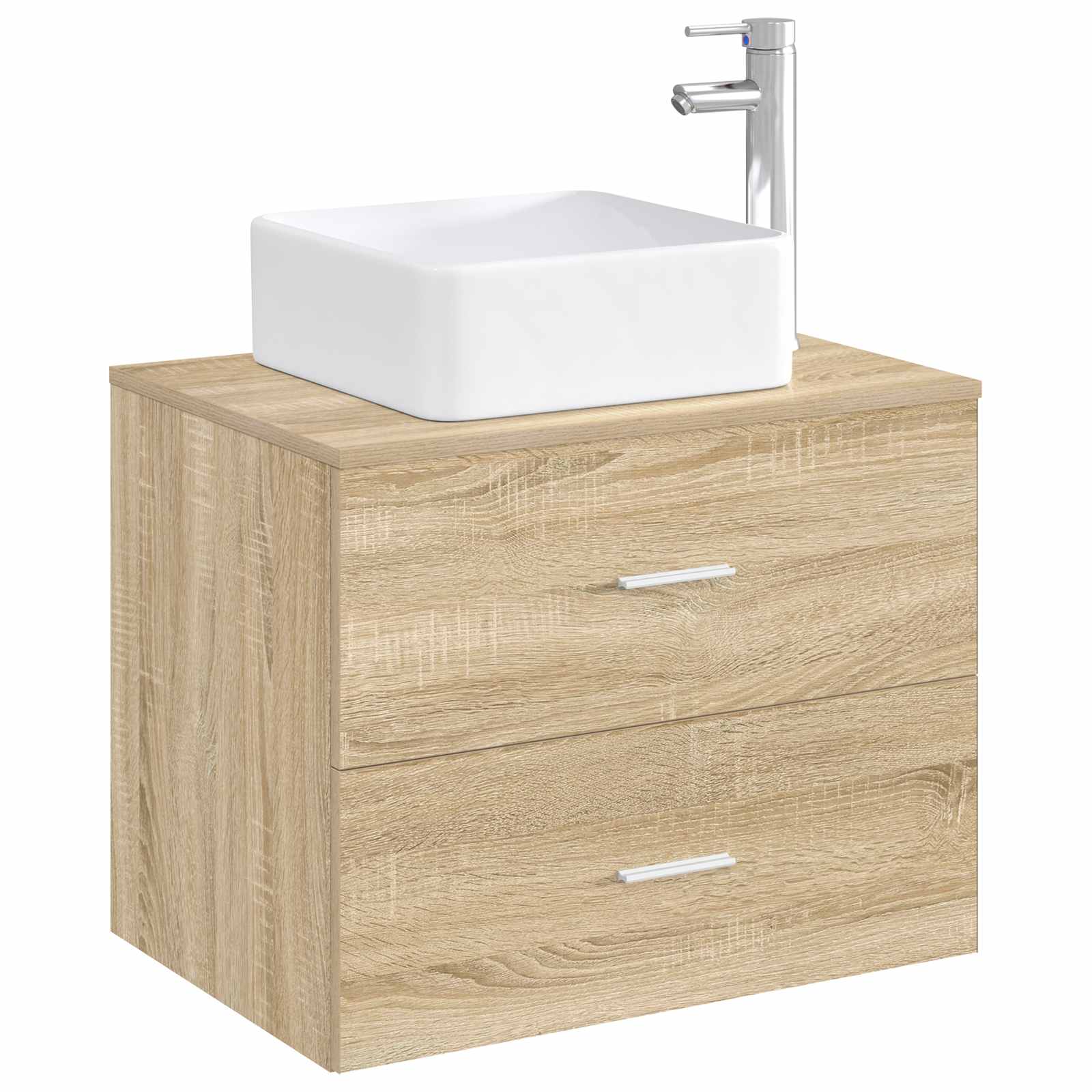 Badkamer Waskom Chroom 49 x 37 x 14 cm Metaal