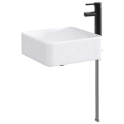 Waskom mat zwart 49x37x14 cm metaal