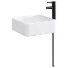 Badkamer Waskom Mat Zwart 49 x 37 x 14 cm Metaal