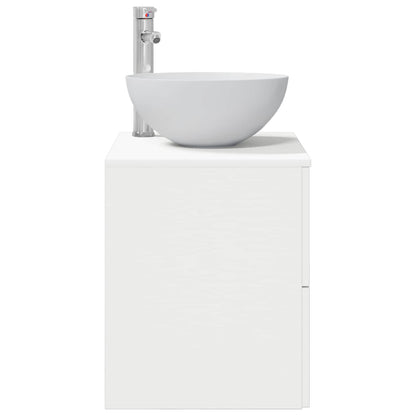 Wandgemonteerde Wastafel Vanity Wit 49,5 x 35 x 63 cm