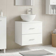 Wastafelmeubel wandmontage 49,5x41x64,5 cm wit