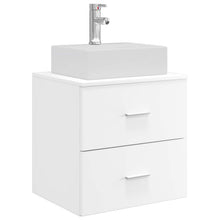 Wandgemonteerde wastafelmeubel Wit 49,5 x 41 x 62,5 cm