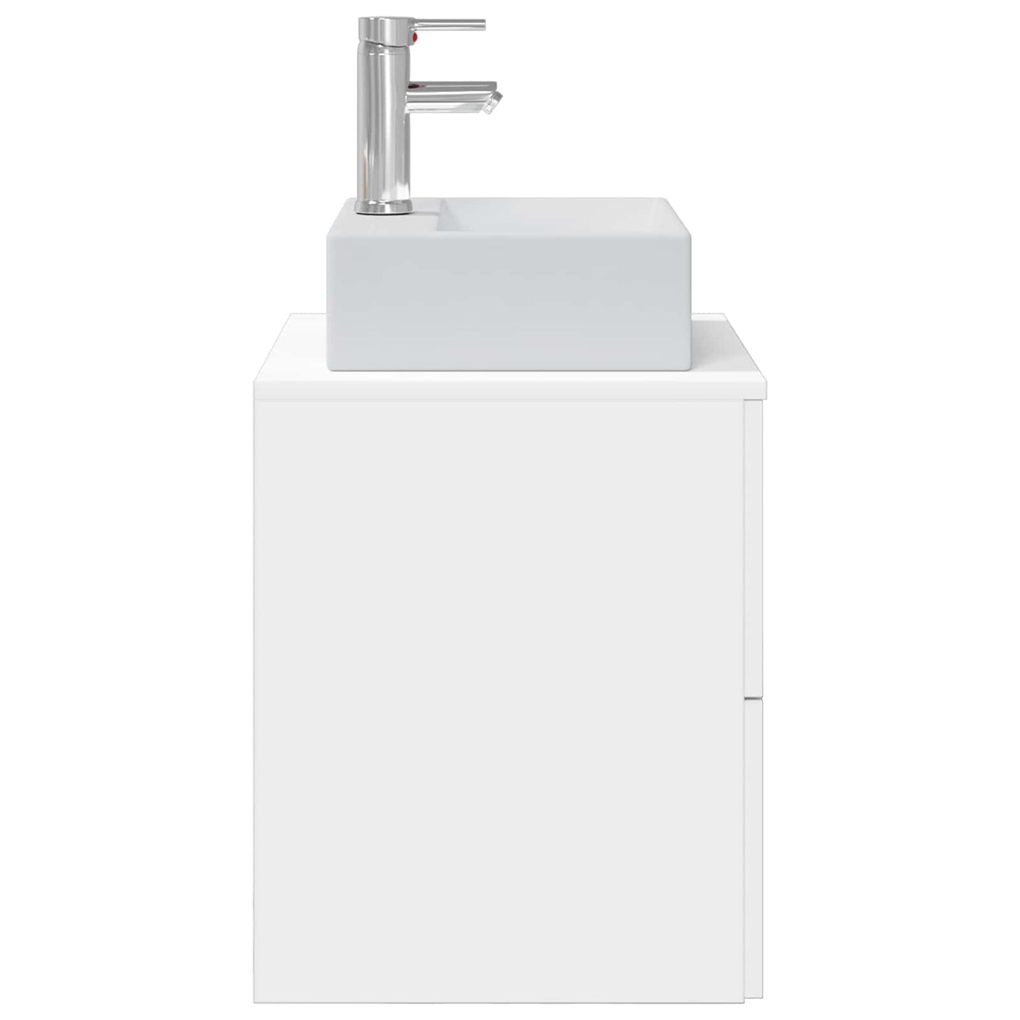 Wandgemonteerde wastafelmeubel Wit 49,5 x 41 x 62,5 cm