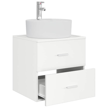 Wandgemonteerde wastafelmeubel Wit 49,5 x 44,5 x 65 cm