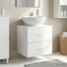 Wandgemonteerde wastafelmeubel Wit 49,5 x 44,5 x 66,5 cm