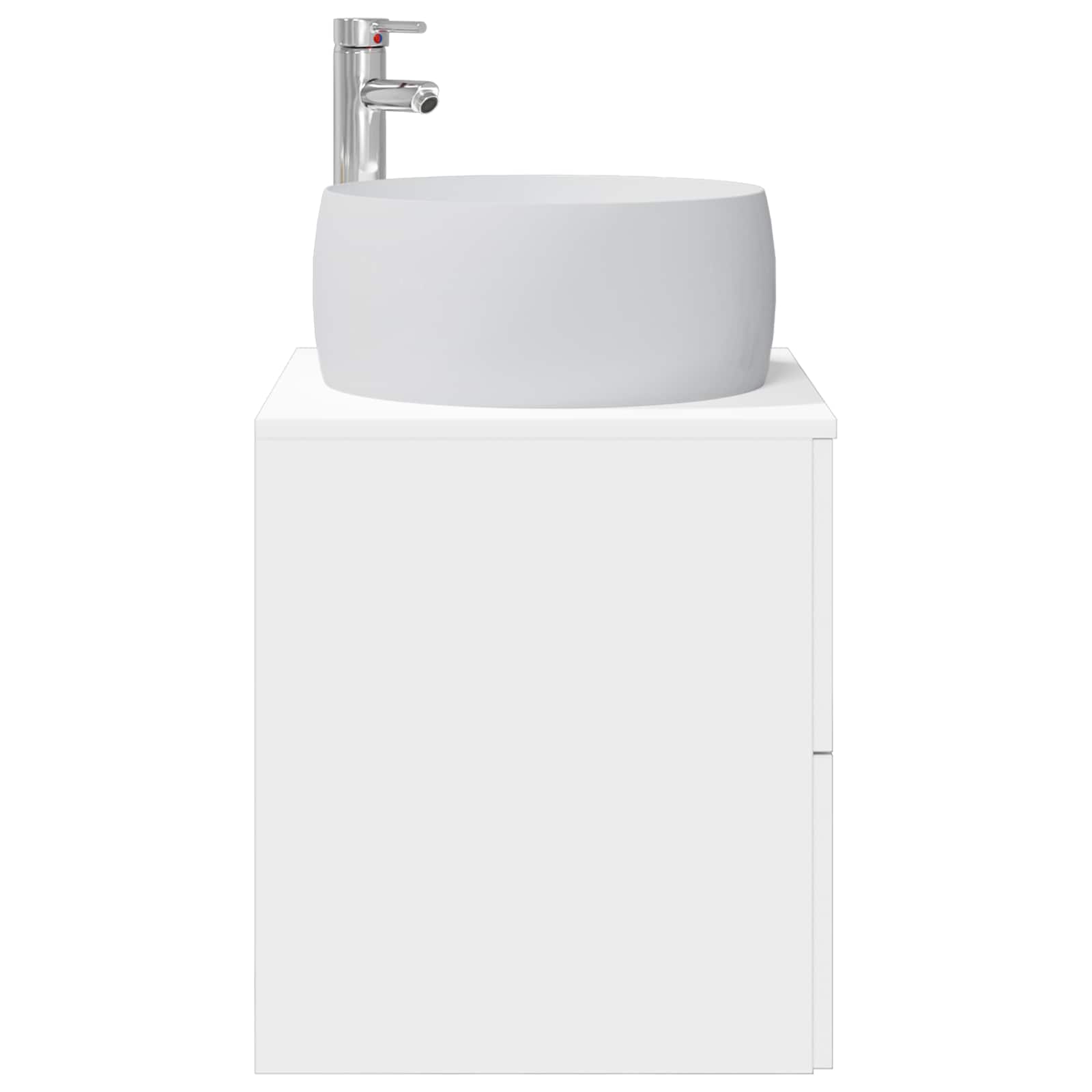 Wandgemonteerde wastafelmeubel Wit 49,5 x 44,5 x 66 cm