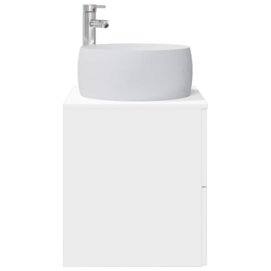 Wandgemonteerde wastafelmeubel Wit 49,5 x 44,5 x 66 cm