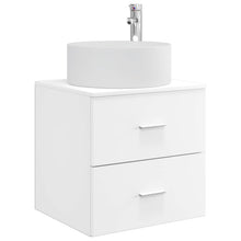Wandgemonteerde wastafelmeubel Wit 49,5 x 44,5 x 65,5 cm