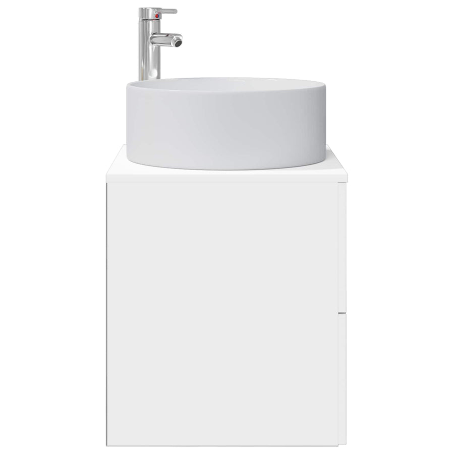 Wandgemonteerde wastafelmeubel Wit 49,5 x 44,5 x 65,5 cm