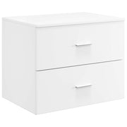 Badkamerkast 62.5x44.5x50 cm bewerkt hout wit
