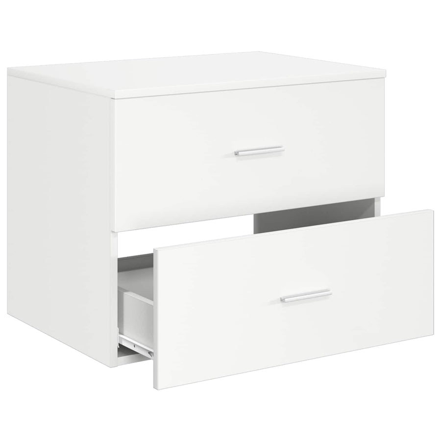 Wandgemonteerde Badkamerkast Wit 62,5 x 44,5 x 50 cm