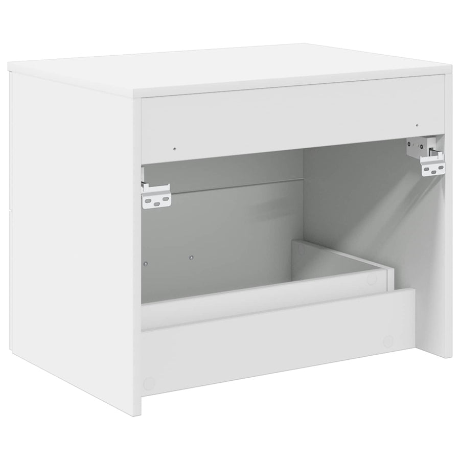 Wandgemonteerde Badkamerkast Wit 62,5 x 44,5 x 50 cm