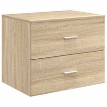Wandgemonteerde Badkamerkast Sonoma Eiken 62,5 x 44,5 x 50 cm