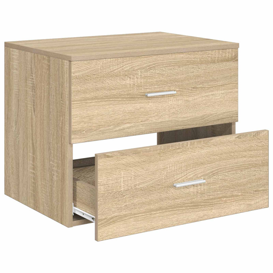 Wandgemonteerde Badkamerkast Sonoma Eiken 62,5 x 44,5 x 50 cm