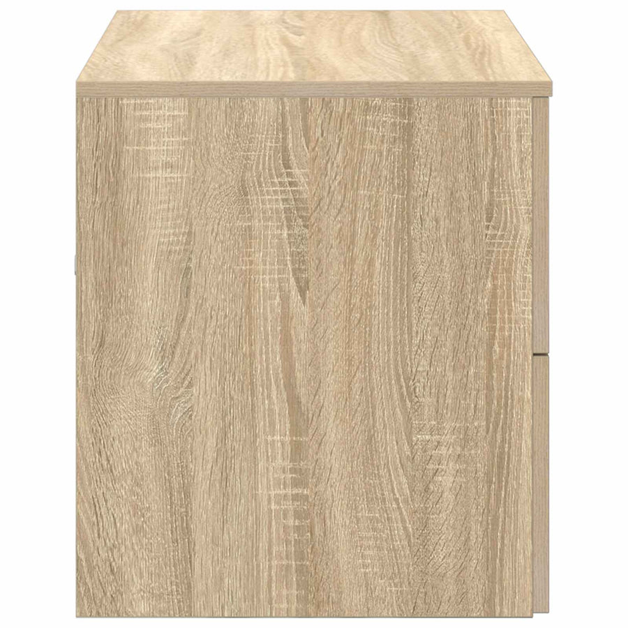 Wandgemonteerde Badkamerkast Sonoma Eiken 62,5 x 44,5 x 50 cm