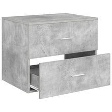 Wandgemonteerde Badkamerkast Betongrijs 62,5 x 44,5 x 50 cm