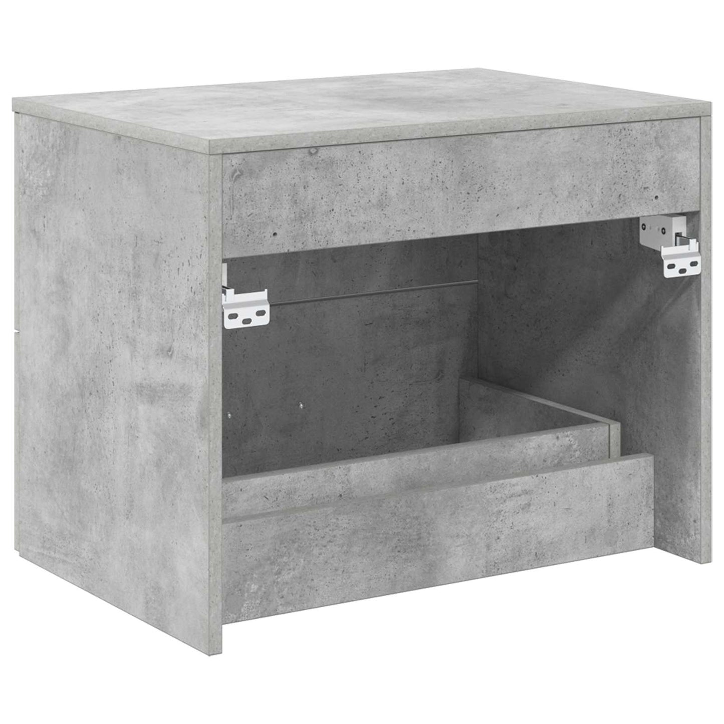 Wandgemonteerde Badkamerkast Betongrijs 62,5 x 44,5 x 50 cm
