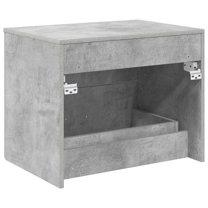 Wandgemonteerde Badkamerkast Betongrijs 62,5 x 44,5 x 50 cm