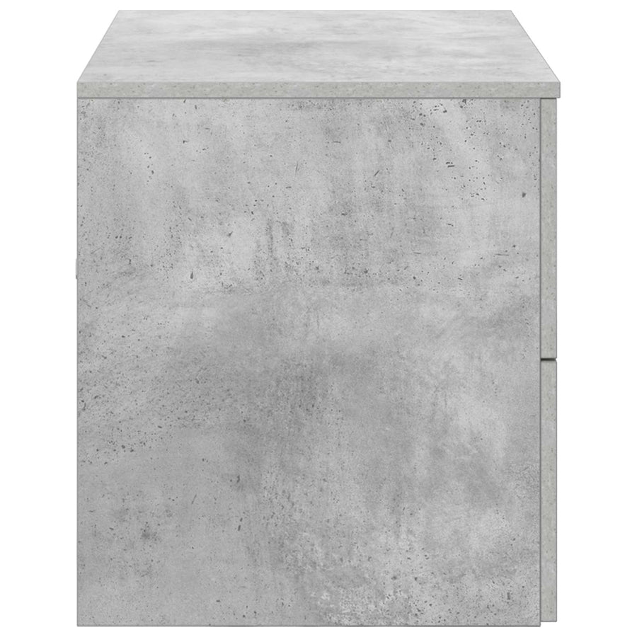 Wandgemonteerde Badkamerkast Betongrijs 62,5 x 44,5 x 50 cm