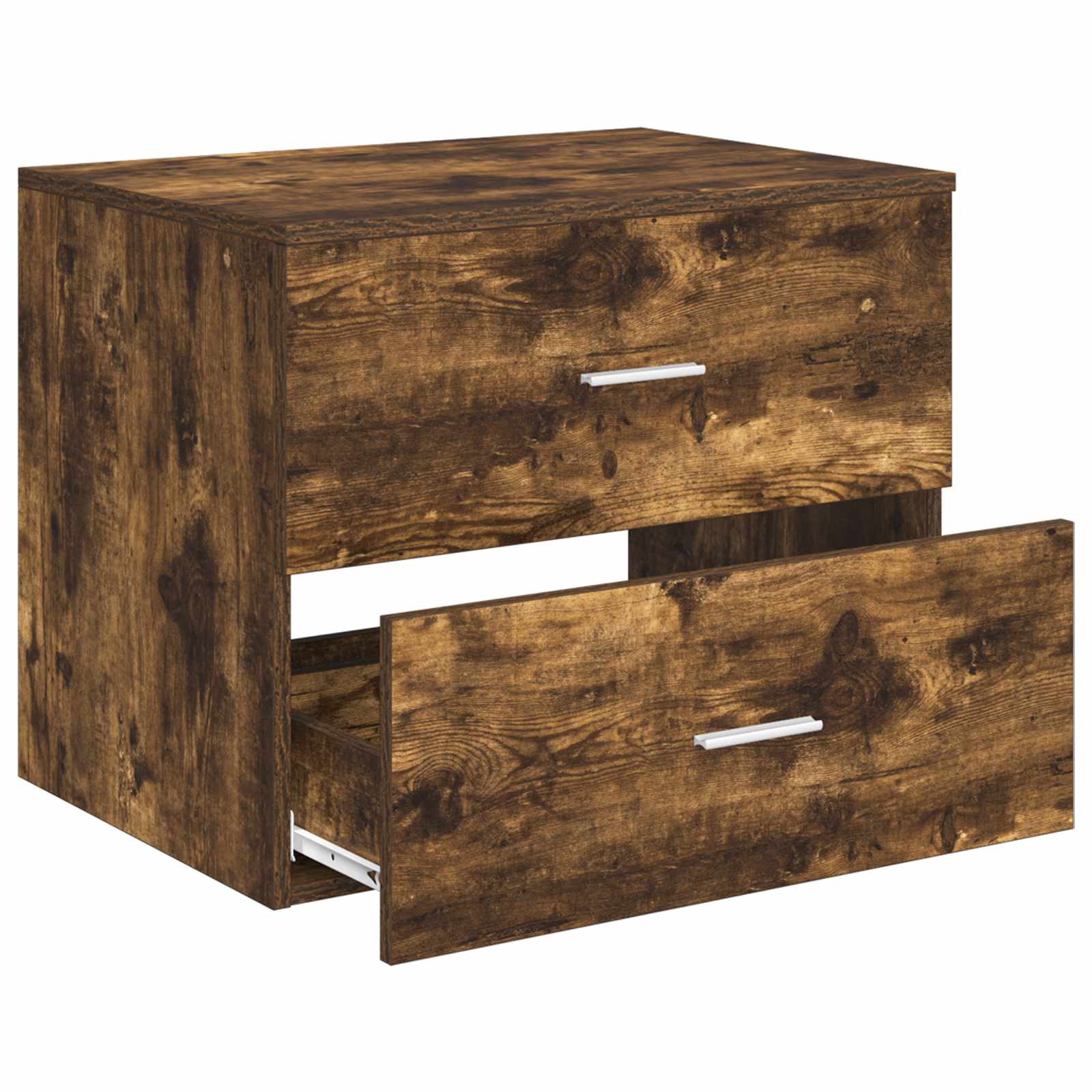 Wandgemonteerde Badkamerkast Gerookt eiken 62,5 x 44,5 x 50 cm