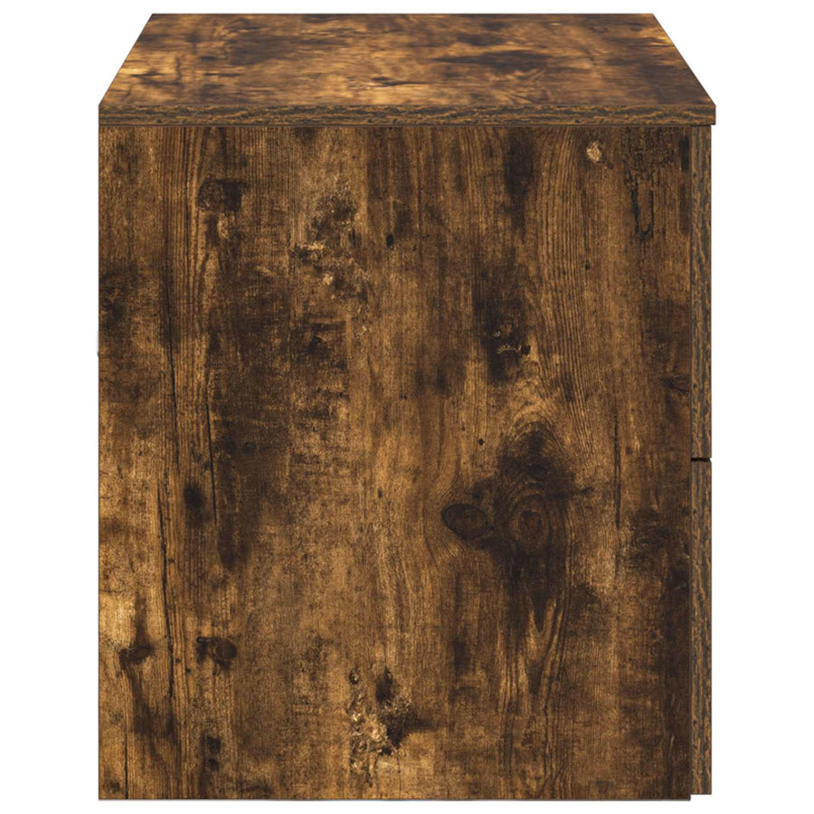 Wandgemonteerde Badkamerkast Gerookt eiken 62,5 x 44,5 x 50 cm