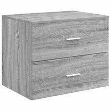 Wandgemonteerde Badkamerkast Grijs Sonoma 62,5 x 44,5 x 50 cm