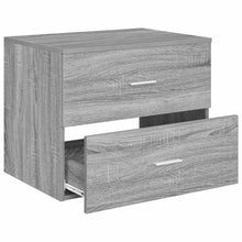 Wandgemonteerde Badkamerkast Grijs Sonoma 62,5 x 44,5 x 50 cm