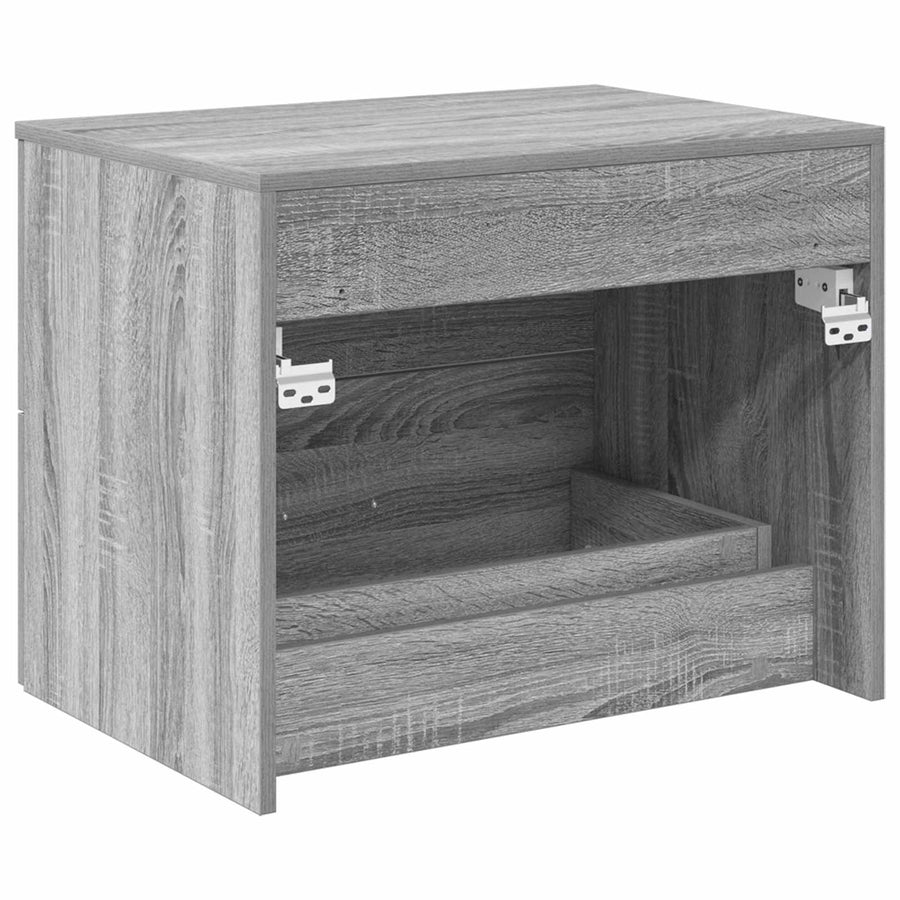 Wandgemonteerde Badkamerkast Grijs Sonoma 62,5 x 44,5 x 50 cm