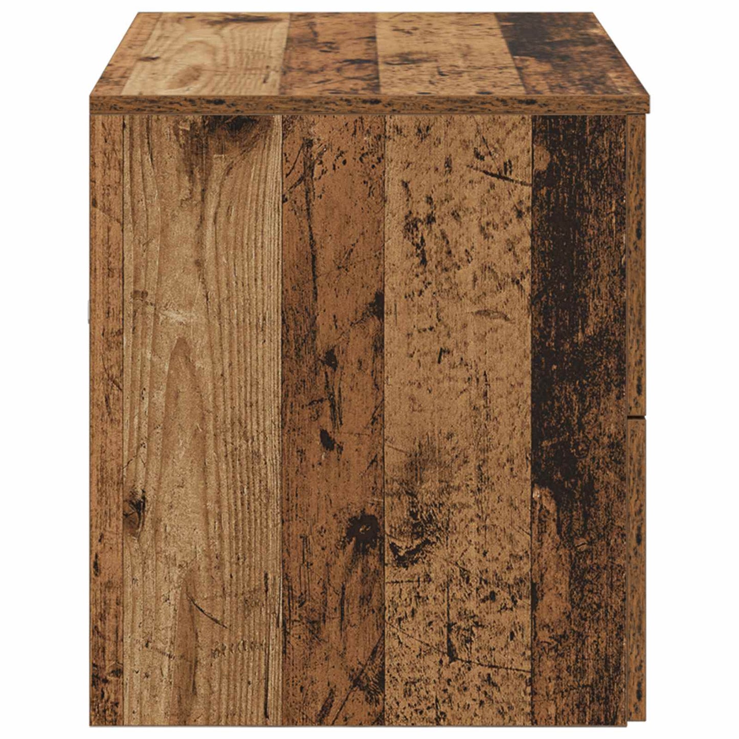 Wandgemonteerde Badkamerkast Oud hout 62,5 x 44,5 x 50 cm