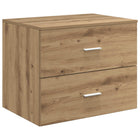Badkamerkast 62.5x44.5x50 cm bewerkt hout eiken