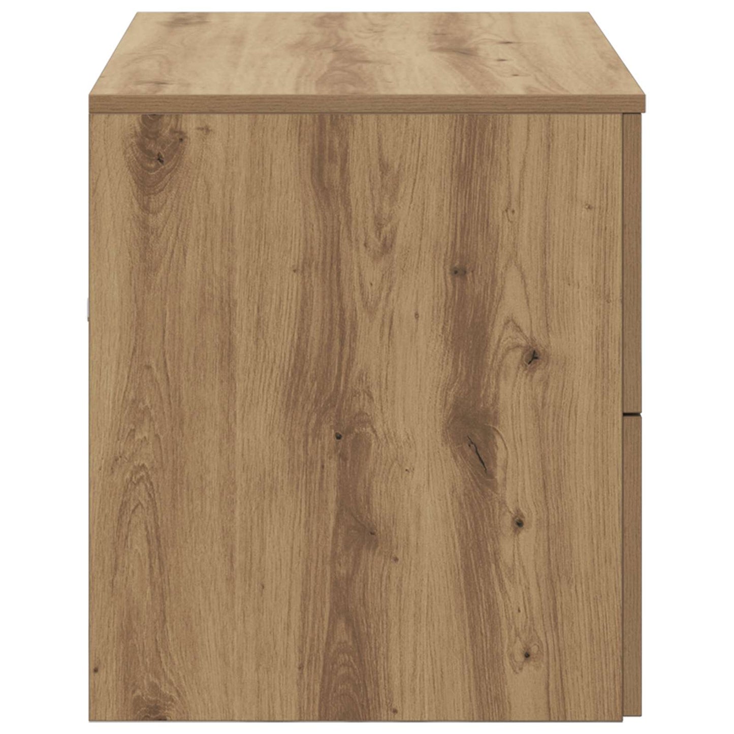 Wandgemonteerde Badkamerkast Artisanaal eiken