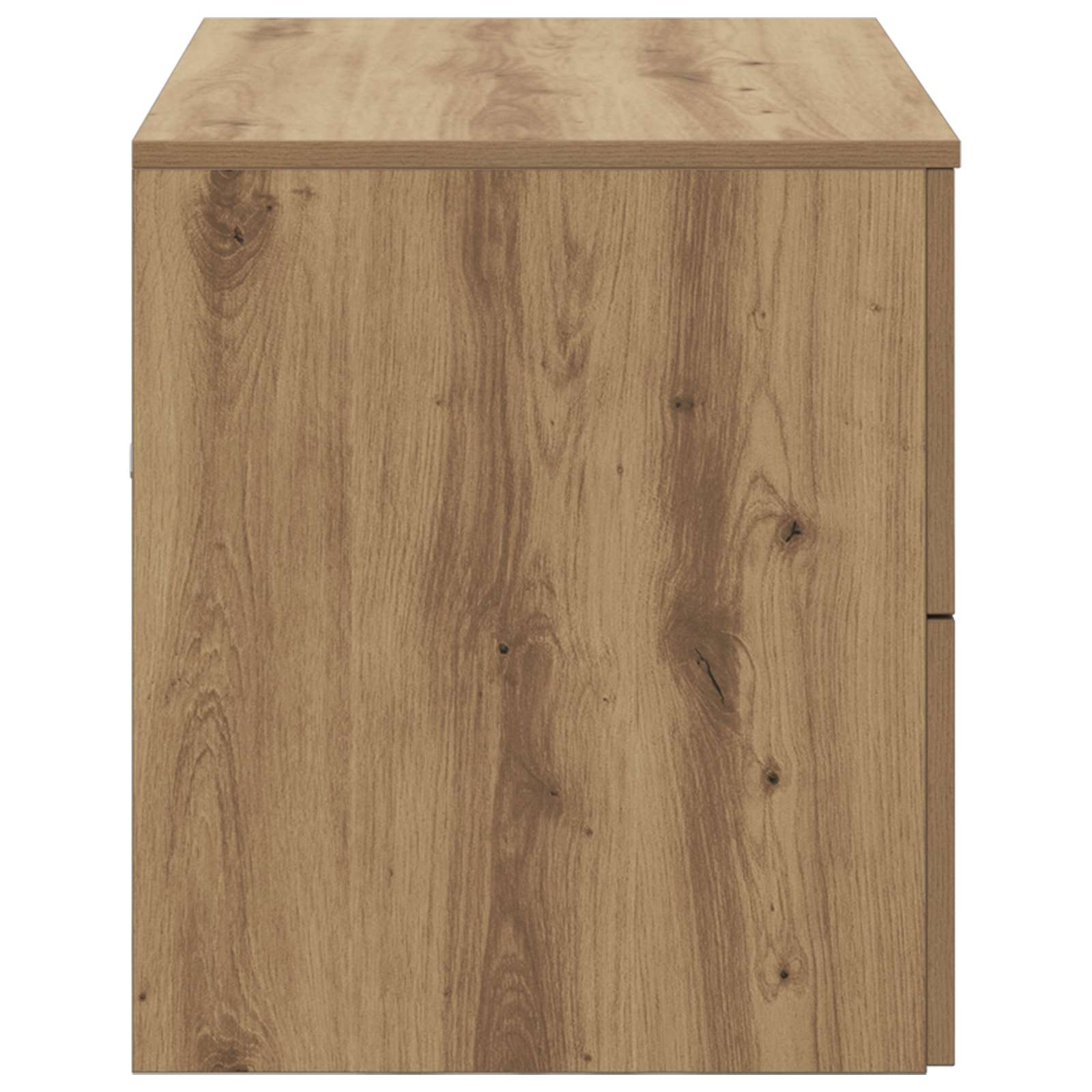Wandgemonteerde Badkamerkast Artisanaal eiken