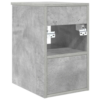 Badkamerkast Tussenin Betongrijs 30 x 35 x 50 cm Bewerkt hout
