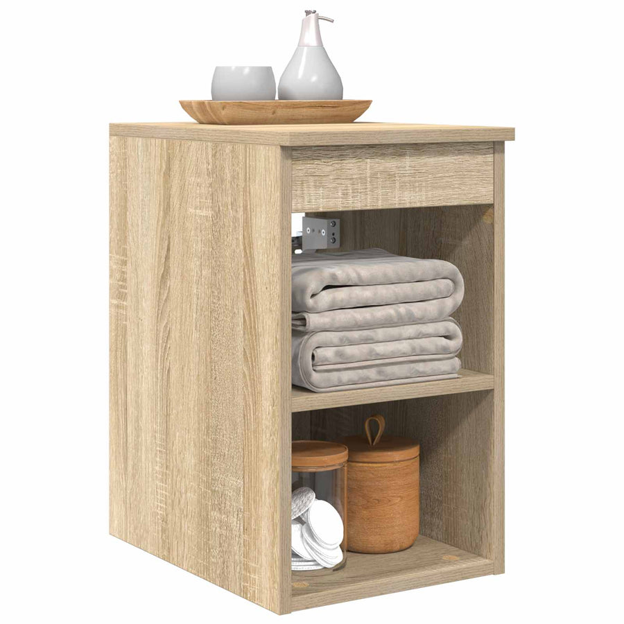 Badkamerkast Tussenin Sonoma Eiken 30 x 41 x 50 cm Bewerkt hout