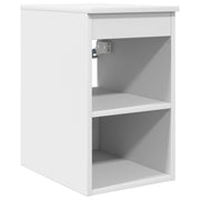 Badkamerkast 30x44,5x50 cm wit bewerkt hout